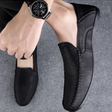 ENZO | Mocassini estivi italiani in pelle PU da uomo