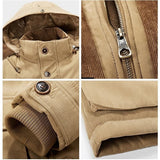 Davey | Giacca autunnale da uomo con cappuccio alla moda