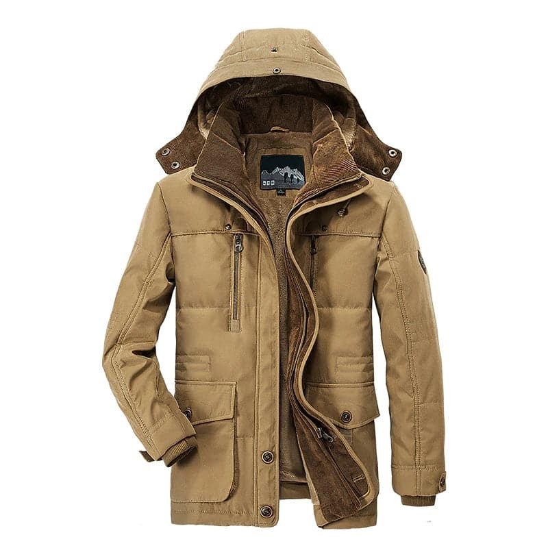 Davey | Giacca autunnale da uomo con cappuccio alla moda
