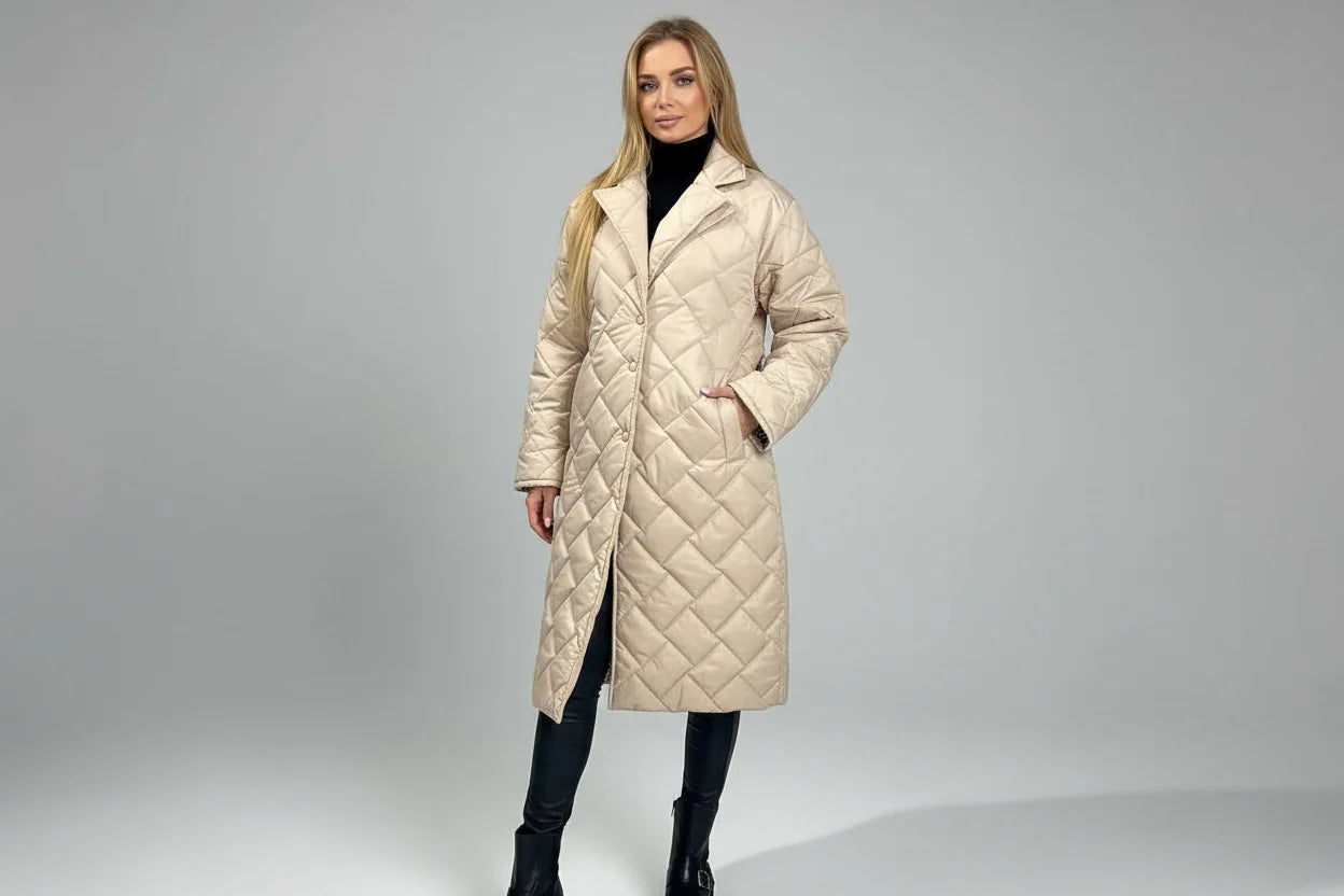 CAPPOTTO IMBOTTITO PREMIUM CON FODERA A STAMPA LEOPARDATA