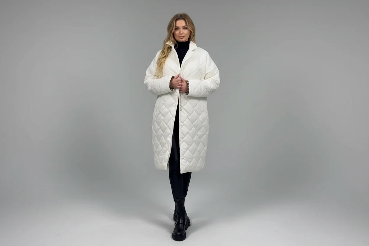 CAPPOTTO IMBOTTITO PREMIUM CON FODERA A STAMPA LEOPARDATA