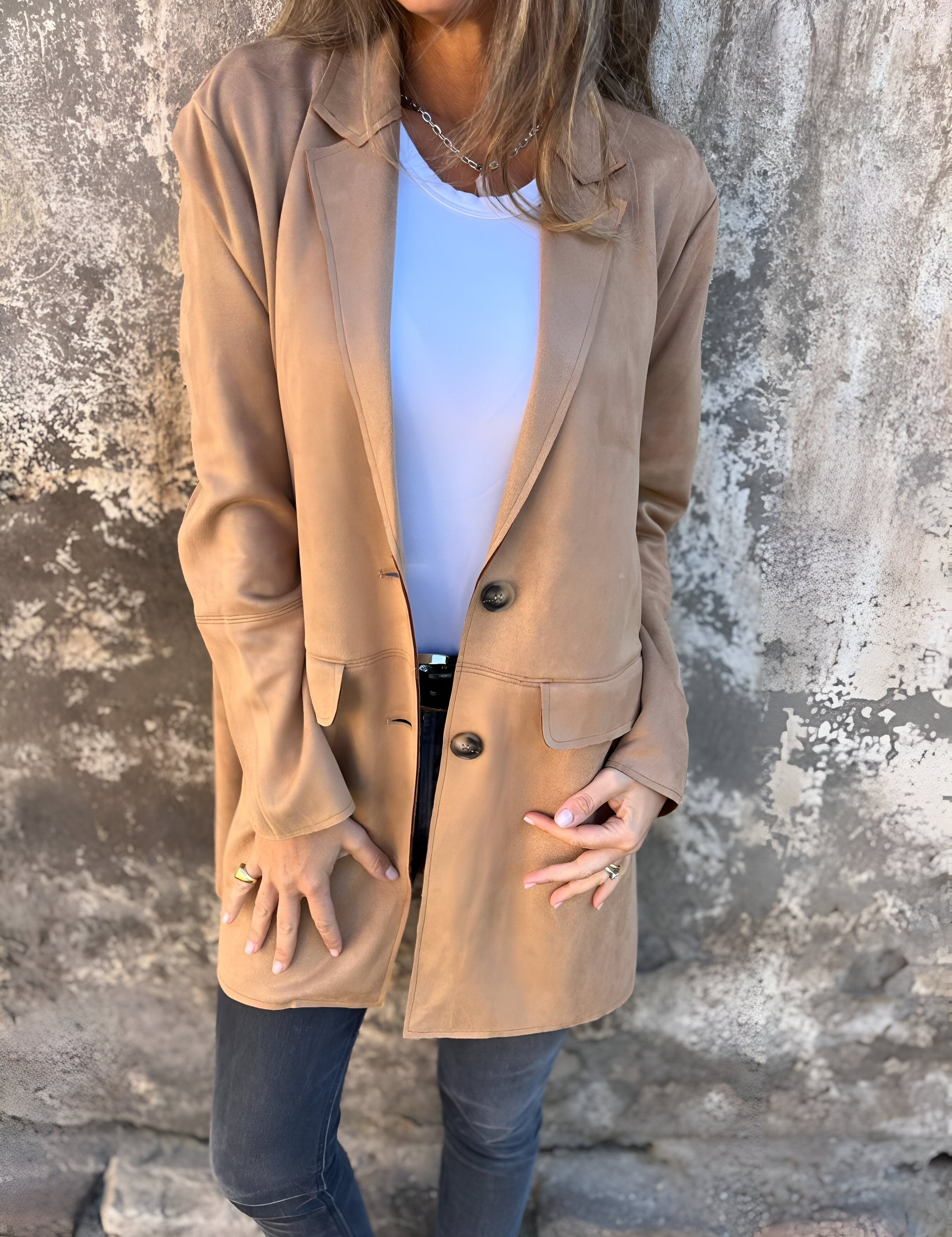 Imelda | Abito autunnale di media lunghezza alla moda versatile
