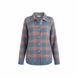 Laura™ | Camicetta a quadri in maglia in tonalità tenui