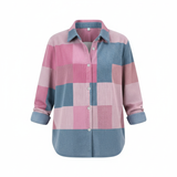 Mia™ | Camicetta a quadri in maglia in tonalità tenui