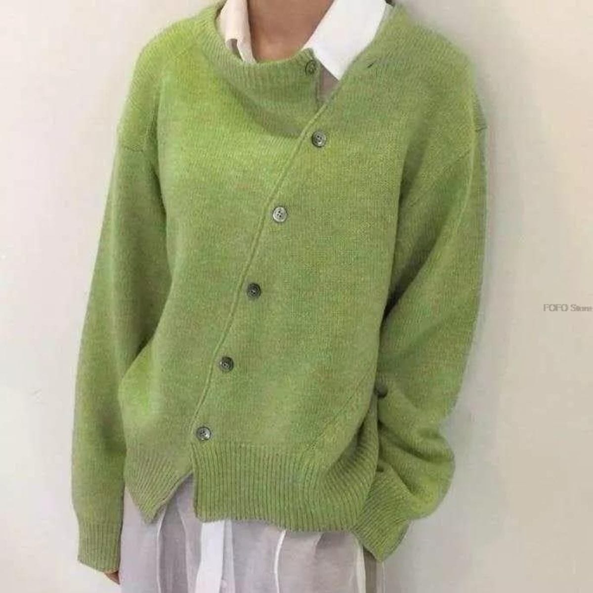 Iris | Maglione avvolgente asimmetrico autunnale: migliora il tuo stile quotidiano