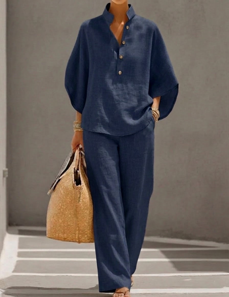Mariel™ | Completo Leggero in Cotone e Lino