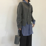 Iris | Maglione avvolgente asimmetrico autunnale: migliora il tuo stile quotidiano