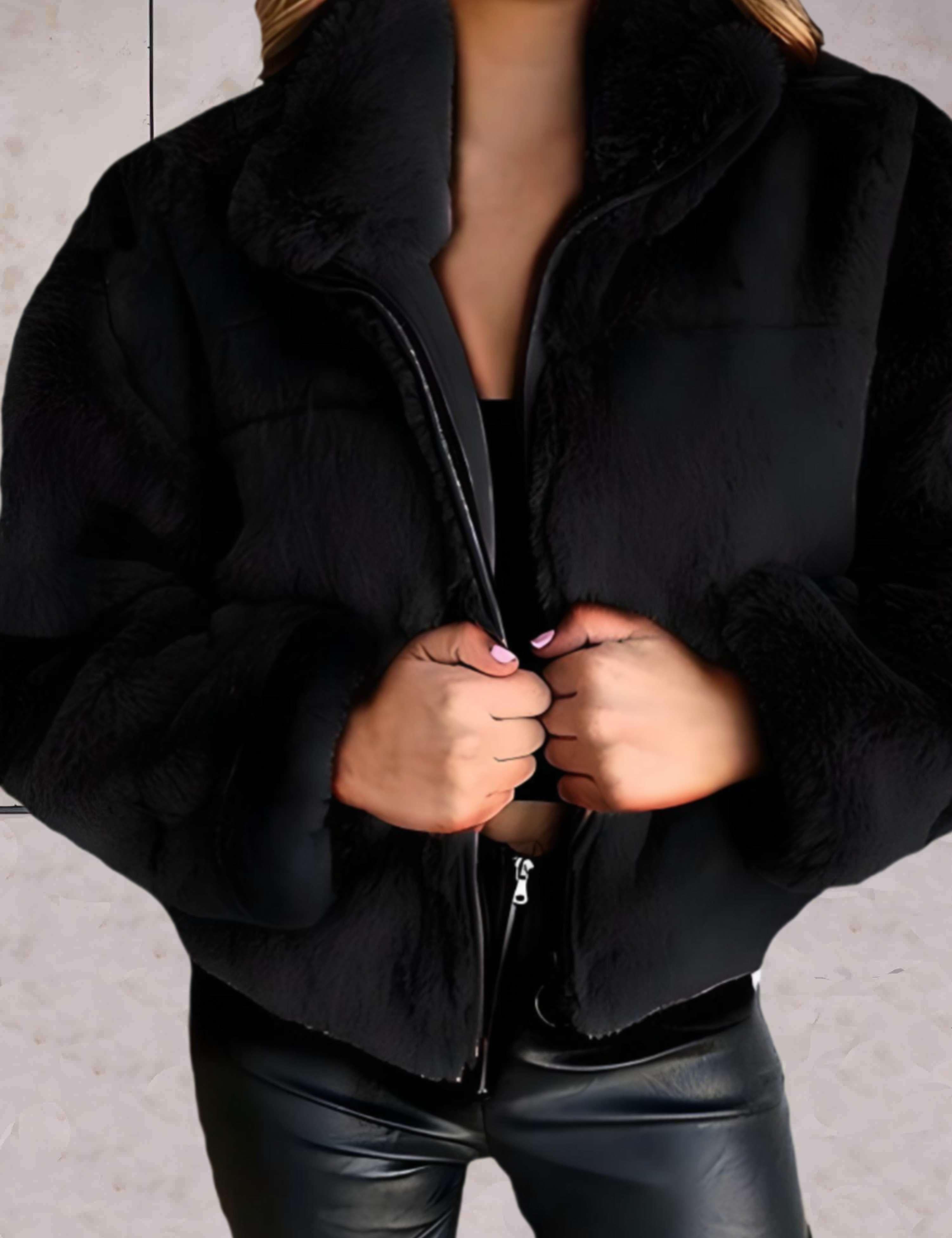 Lillia | Giacca invernale con cerniera accogliente e alla moda